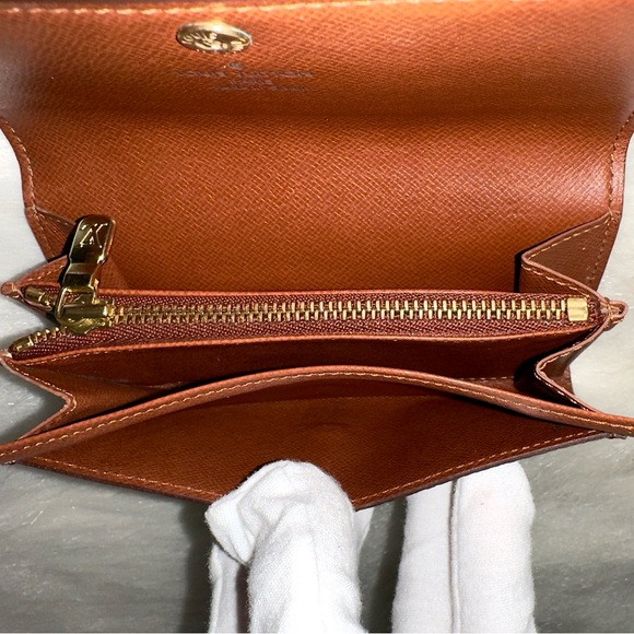 ✨Authentic LOUIS VUITTON Porte-Monnaie Monogram Bifold Wallet Brown M61735 - Picture 10 of 16